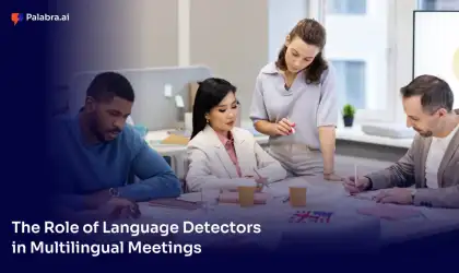 The Role of Language Detectors in Multilingual Meetings